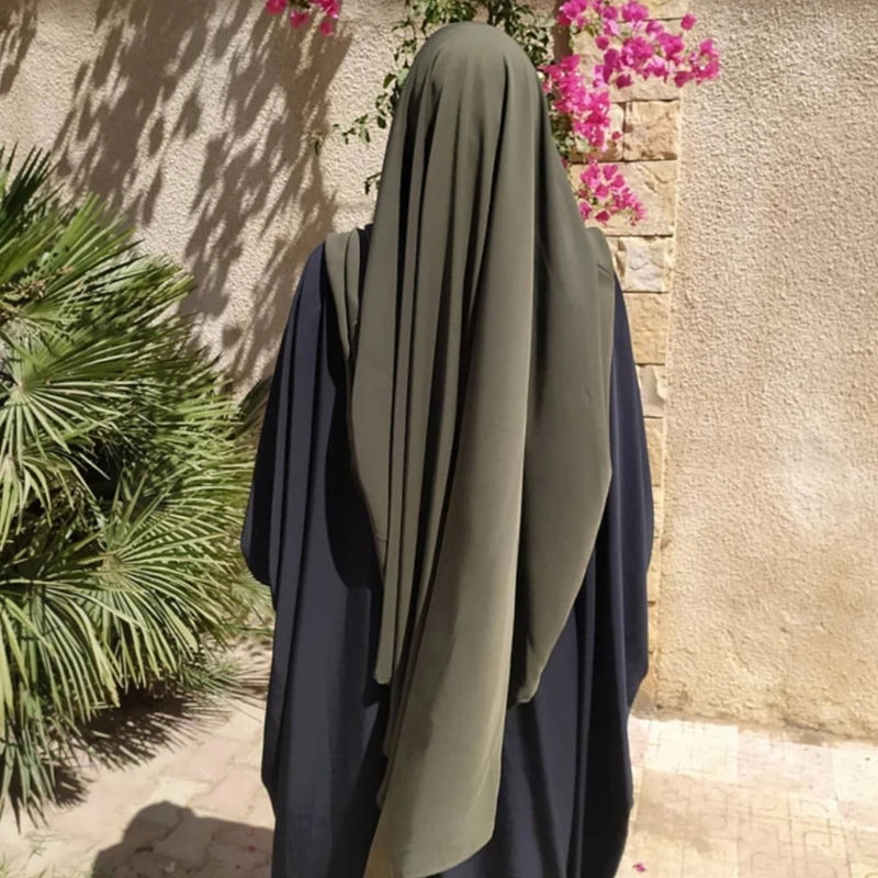 Garment Long Khimar Women Hijab Sleeveless Tops Abaya Jilbab Niqab Hijab
