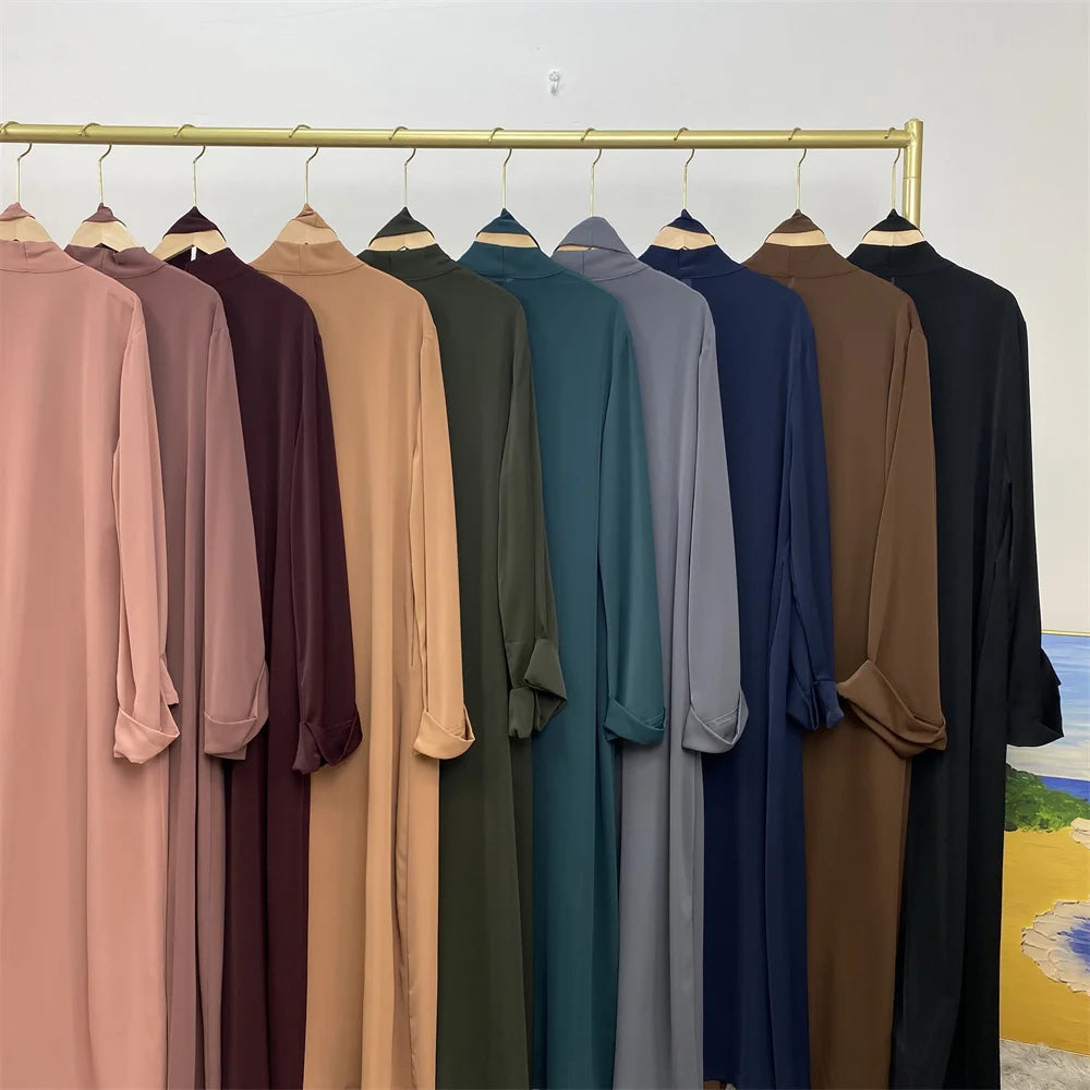 Fashion Dubai Abaya Long  Dresses with Belt Clothing AbayasDresses for Women 2025