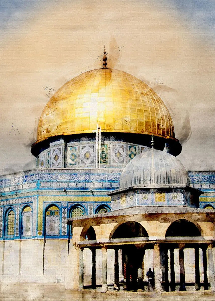 Islamic Masjid Mosque Allah Mecca Medina Kaaba Sacred Place Posters Canvas Painting Print Wall Art Pictures Living Room Decor