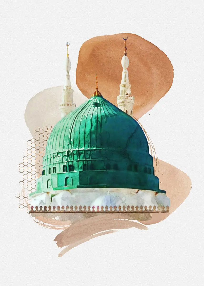 Islamic Masjid Mosque Allah Mecca Medina Kaaba Sacred Place Posters Canvas Painting Print Wall Art Pictures Living Room Decor