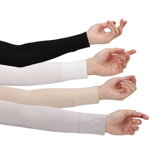 Modal Islamic Sleeves Lace Gloves Arms Stretch Stretchy Cover Islam Oversleeves Abaya Hijab Islam Islamic Sleeves Arm Cover