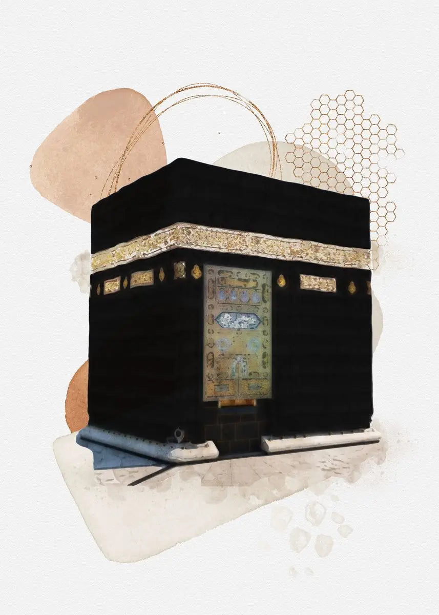 Islamic Masjid Mosque Allah Mecca Medina Kaaba Sacred Place Posters Canvas Painting Print Wall Art Pictures Living Room Decor