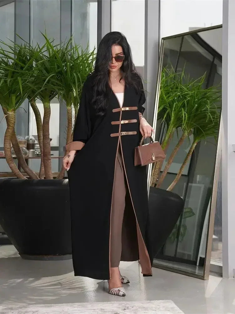 Kimono Abaya Dubai Saudi Arabia Kebaya Robe Fashion Dresses Abayas For Women 2025