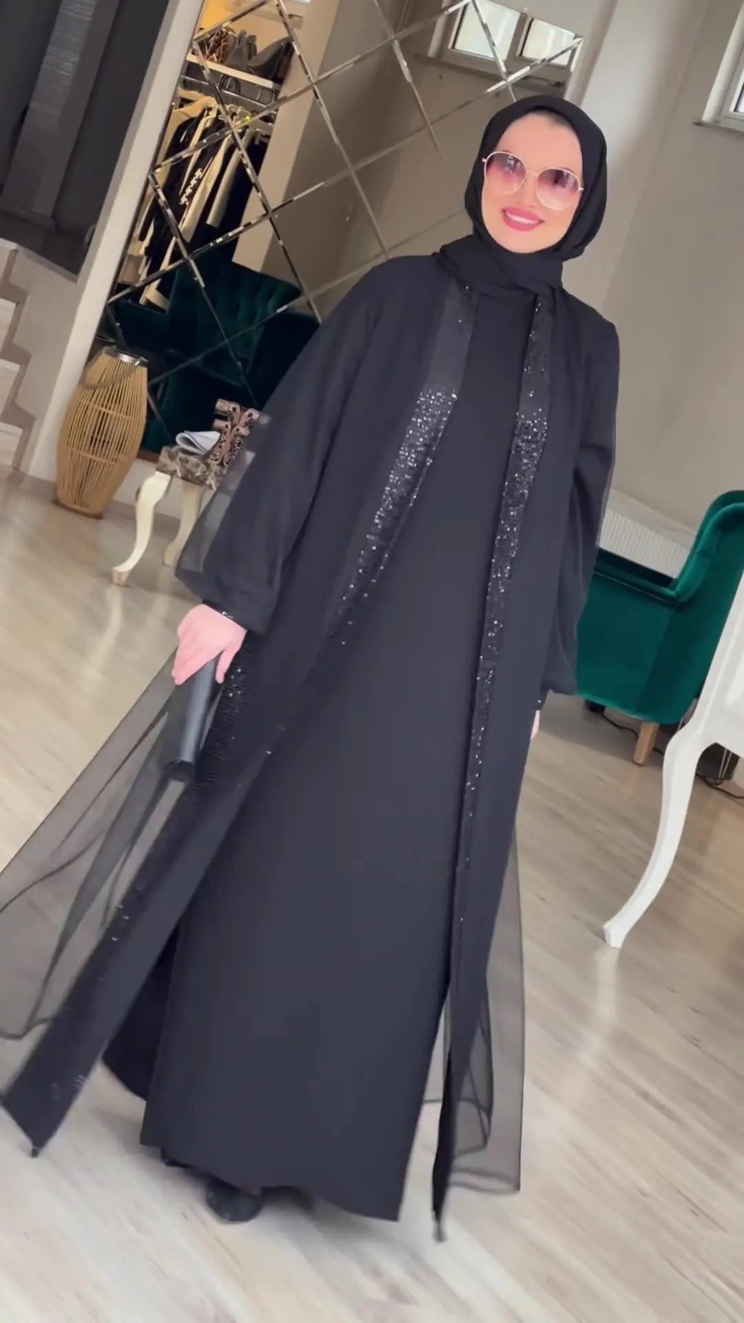 Modest Women Dress Jalabiya Vestidos Long Robe Dubai Kaftan Abayas Cardigan Dresses 2024