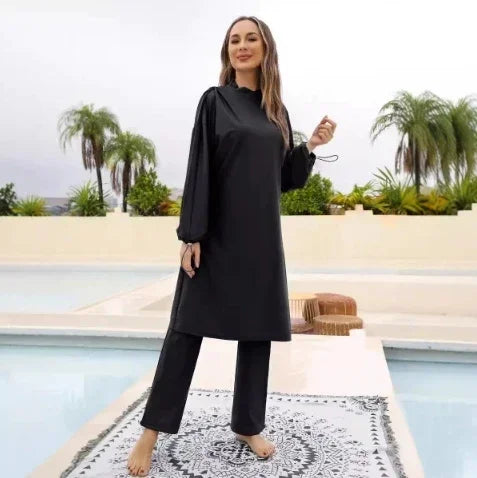 Femme Swimwear 2025 with Hijab Mujer Clothing Swimming Suit Modest Swimsuits Beach Cover Ups for Women