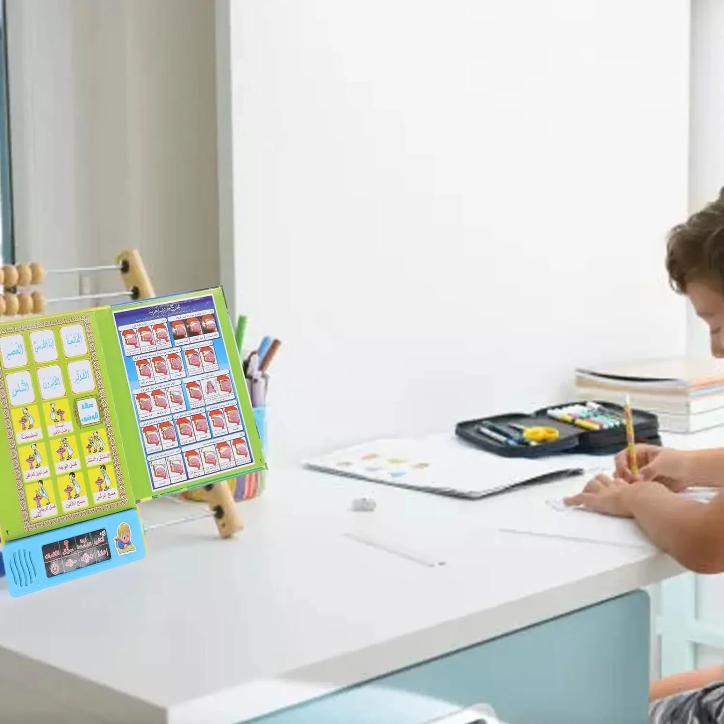 Muslim Kids Arabic Sound Book, Clear Pictures Letters Words Learning Educational Electronic Sound Book