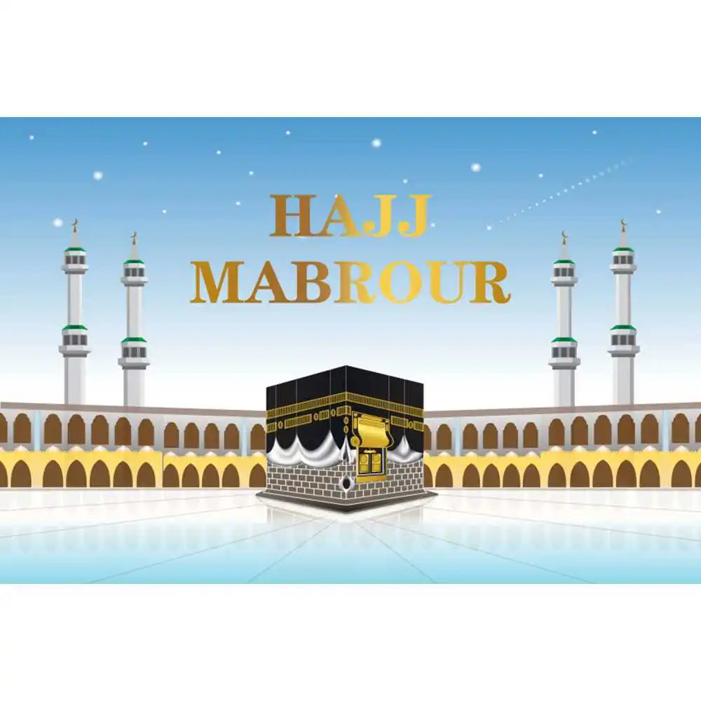 Flash Hajj Mubarak Background Ramadan Islam Muslim Islam Celebration Eid al-Fitr Party Decoration Banner Photography Background