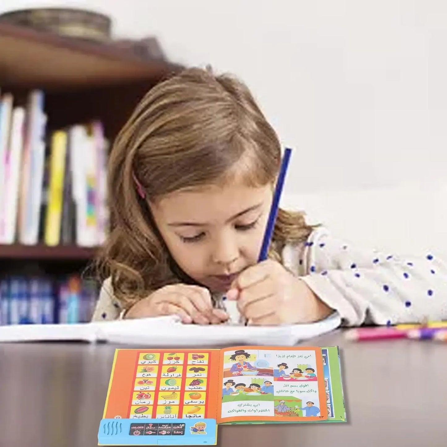 Muslim Kids Arabic Sound Book, Clear Pictures Letters Words Learning Educational Electronic Sound Book