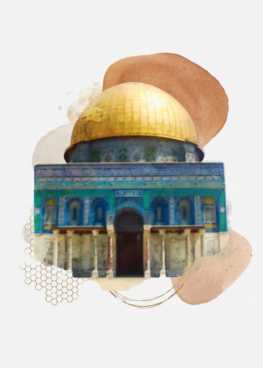 Islamic Masjid Mosque Allah Mecca Medina Kaaba Sacred Place Posters Canvas Painting Print Wall Art Pictures Living Room Decor