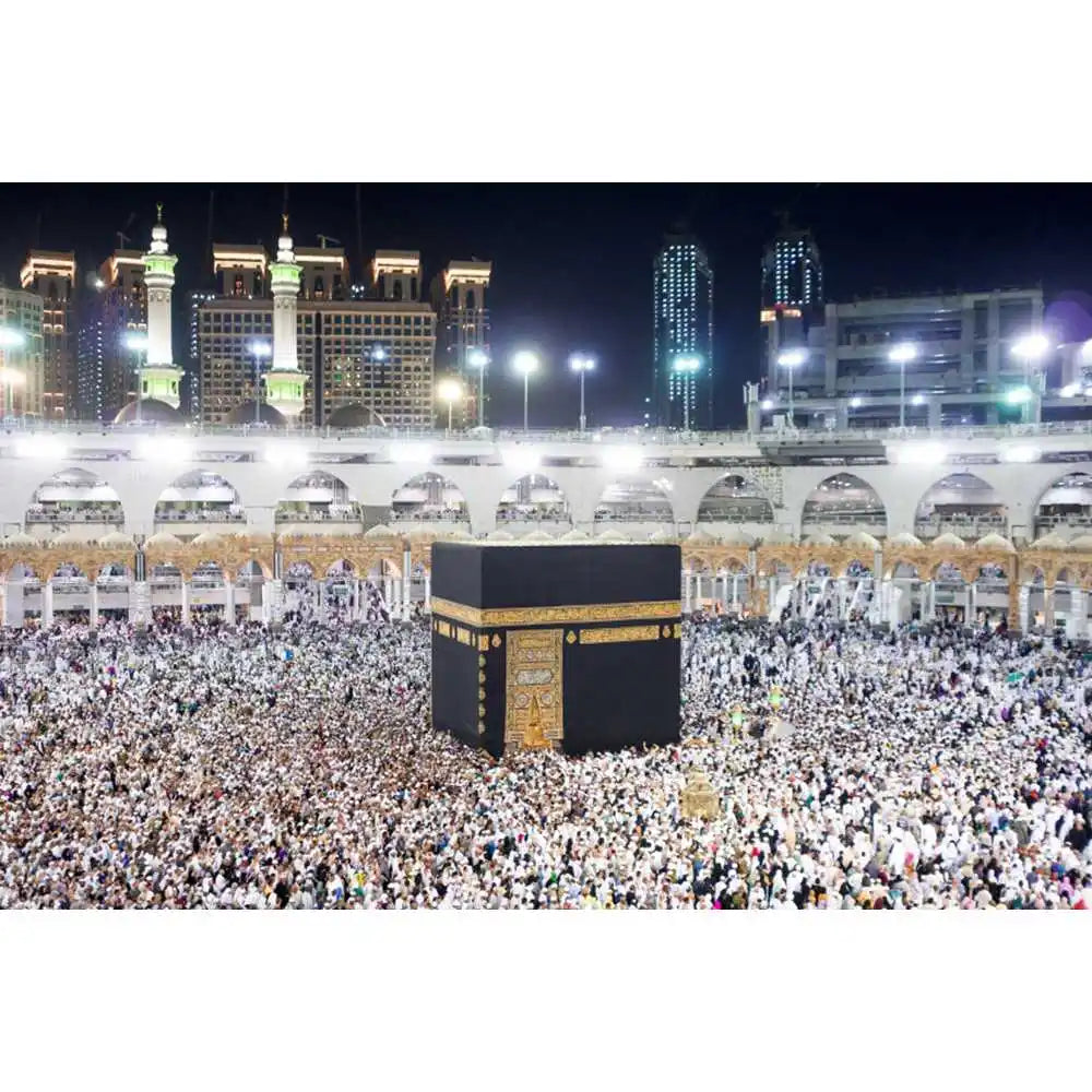 Flash Hajj Mubarak Background Ramadan Islam Muslim Islam Celebration Eid al-Fitr Party Decoration Banner Photography Background