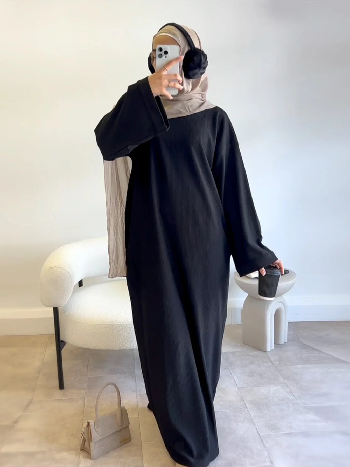 Abaya for Women Corduroy Dress 2025  Dresses Jalabiya Long Robe Dubai Kaftan