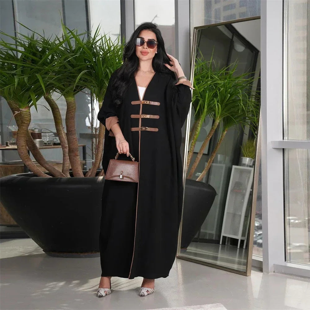 Kimono Abaya Dubai Saudi Arabia Kebaya Robe Fashion Dresses Abayas For Women 2025