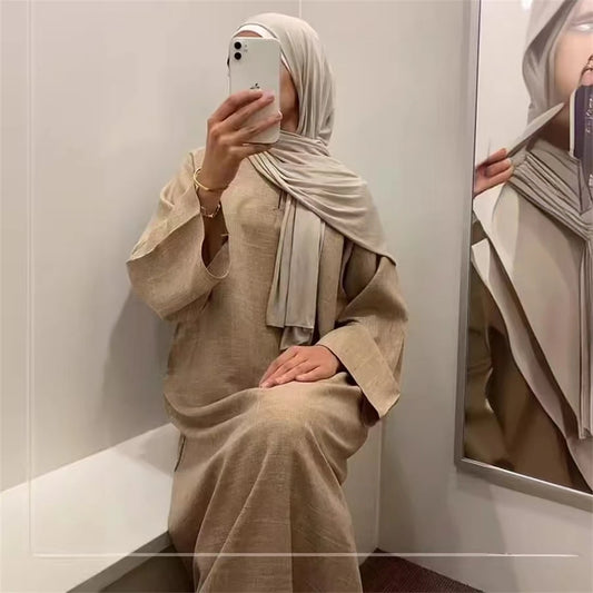 Clothes Women Abaya Damen Dubai Elegant Kaftan Modest Dresses