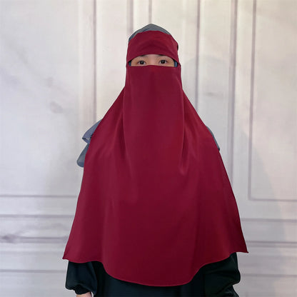 Muslim Veil for Women Voile Chretien Burkini for Veiled Women Modest Hijab Khimar
