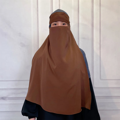 Muslim Veil for Women Voile Chretien Burkini for Veiled Women Modest Hijab Khimar