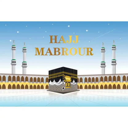 Flash Hajj Mubarak Background Ramadan Islam Muslim Islam Celebration Eid al-Fitr Party Decoration Banner Photography Background