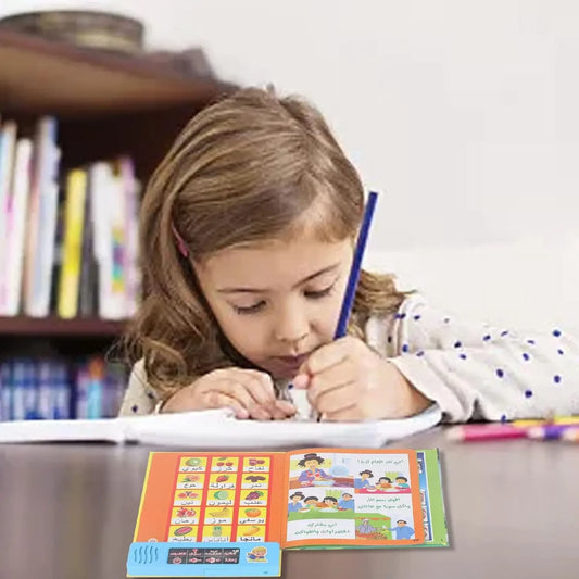 Muslim Kids Arabic Sound Book, Clear Pictures Letters Words Learning Educational Electronic Sound Book