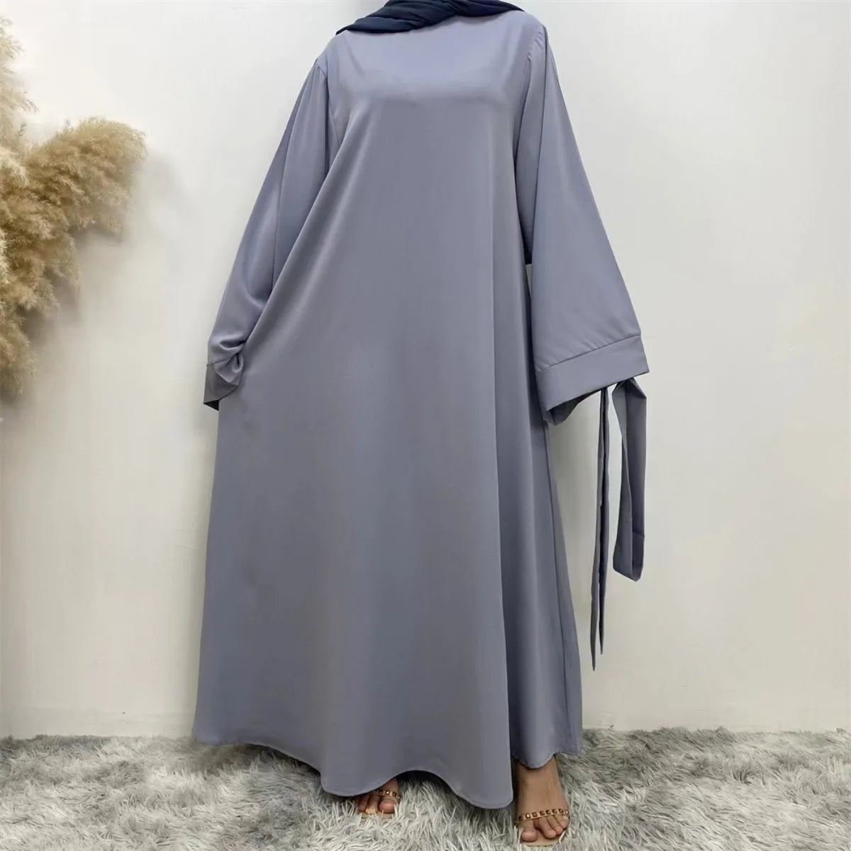 Abayas Women Kaftans  Dress With Belt Full Sleeve Clothing Women  Dubai Robe Dresses 2025