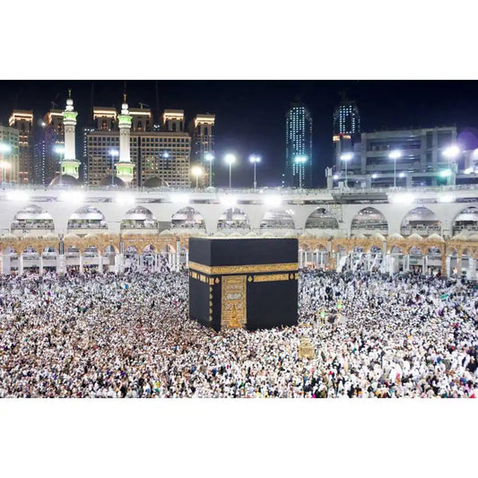 Flash Hajj Mubarak Background Ramadan Islam Muslim Islam Celebration Eid al-Fitr Party Decoration Banner Photography Background